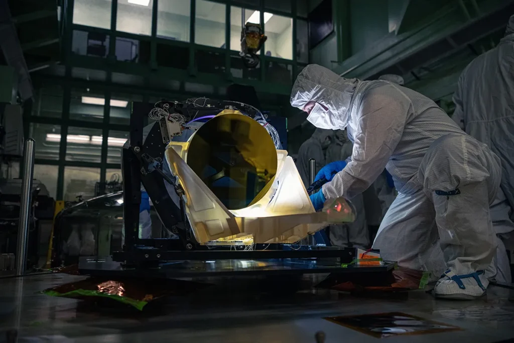 NASA Unveils Prototype for Six Telescopes to Detect Gravitational Waves