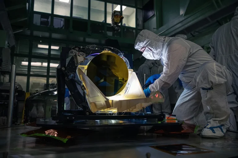 NASA Unveils Prototype for Six Telescopes to Detect Gravitational Waves