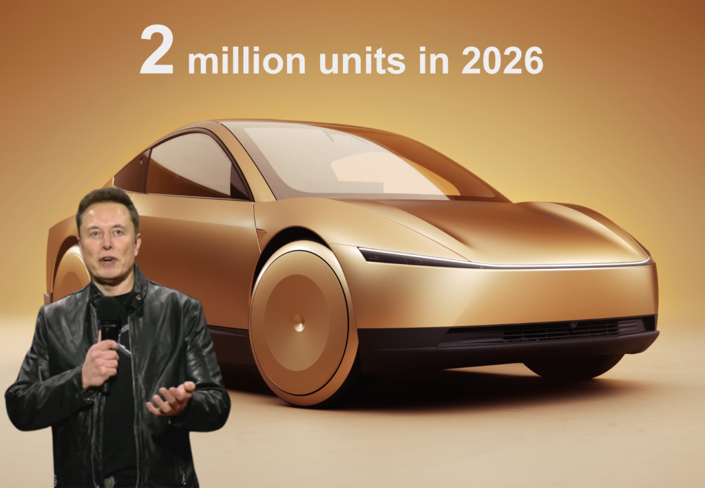 Tesla Announces Ambitious Plan to Produce 2 Million Cybercabs Annually by 2026